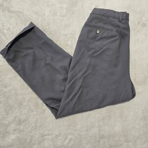 Today's Man 100% Wool Dress Pants Trousers Mens Sz 32×26(hemmed) Olive Green